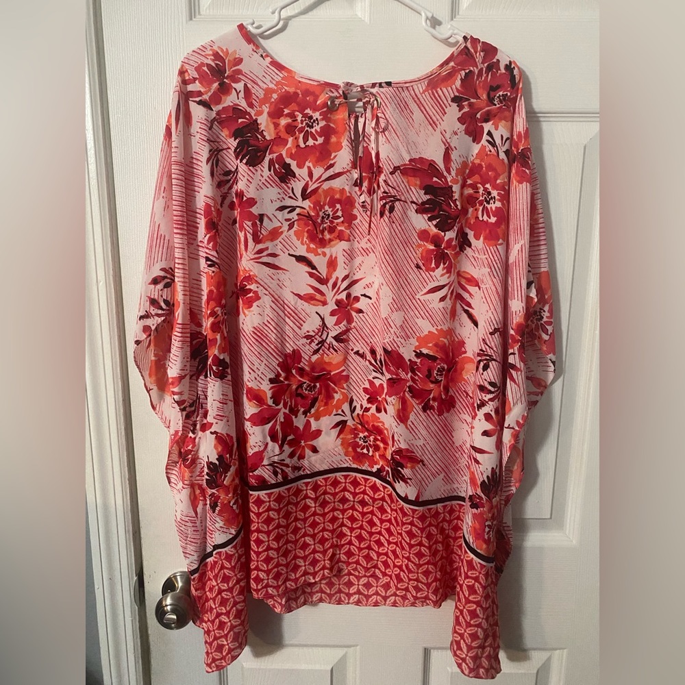 Vibrant floral top